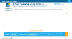 Desktop Screenshot of bel-air-camping.com